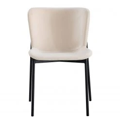 Jack & Alice Chaises Mouzon I (lot de 2) - Velours / Fer - Crème 18 Jack & Alice Chaises Mouzon I (lot de 2) - Velours / Fer - Crème -Chaises Soldes 1000244960 211006 08505800043 DETAILS P000000001000244960