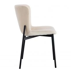 Jack & Alice Chaises Mouzon I (lot de 2) - Velours / Fer - Crème 19 Jack & Alice Chaises Mouzon I (lot de 2) - Velours / Fer - Crème -Chaises Soldes 1000244960 211006 08505800050 DETAILS P000000001000244960