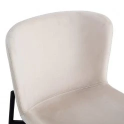 Jack & Alice Chaises Mouzon I (lot de 2) - Velours / Fer - Crème 24 Jack & Alice Chaises Mouzon I (lot de 2) - Velours / Fer - Crème -Chaises Soldes 1000244960 211006 08505800055 DETAILS P000000001000244960