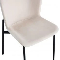 Jack & Alice Chaises Mouzon I (lot de 2) - Velours / Fer - Crème 26 Jack & Alice Chaises Mouzon I (lot de 2) - Velours / Fer - Crème -Chaises Soldes 1000244960 211006 08505800061 DETAILS P000000001000244960