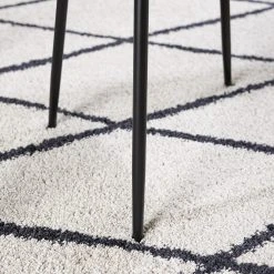 Mørteens Chaises Reallon (lot de 2) - Imitation cuir / Fer - Gris / Noir -Chaises Soldes 1000244973 220408 033 DETAILS P000000001000244973