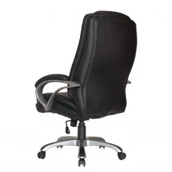 Furnitive Fauteuil de bureau Roynac - Imitation cuir / Matière plastique - Noir / Argenté -Chaises Soldes 1000248345 210217 09440800011 DETAILS P000000001000248345