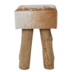 My Flair Tabouret en peau Buoux I - Peau de vache / Sapin massif 9 My Flair Tabouret en peau Buoux I - Peau de vache / Sapin massif -Chaises Soldes 1000252412 210317 11322400026 DETAILS P000000001000252412