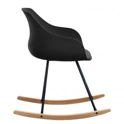 Mørteens Rocking chair Skelde - Matière plastique et tissage à plat / Fer et hêtre massif -Chaises Soldes 1000252686 210315 11063100003 DETAILS P000000001000252686