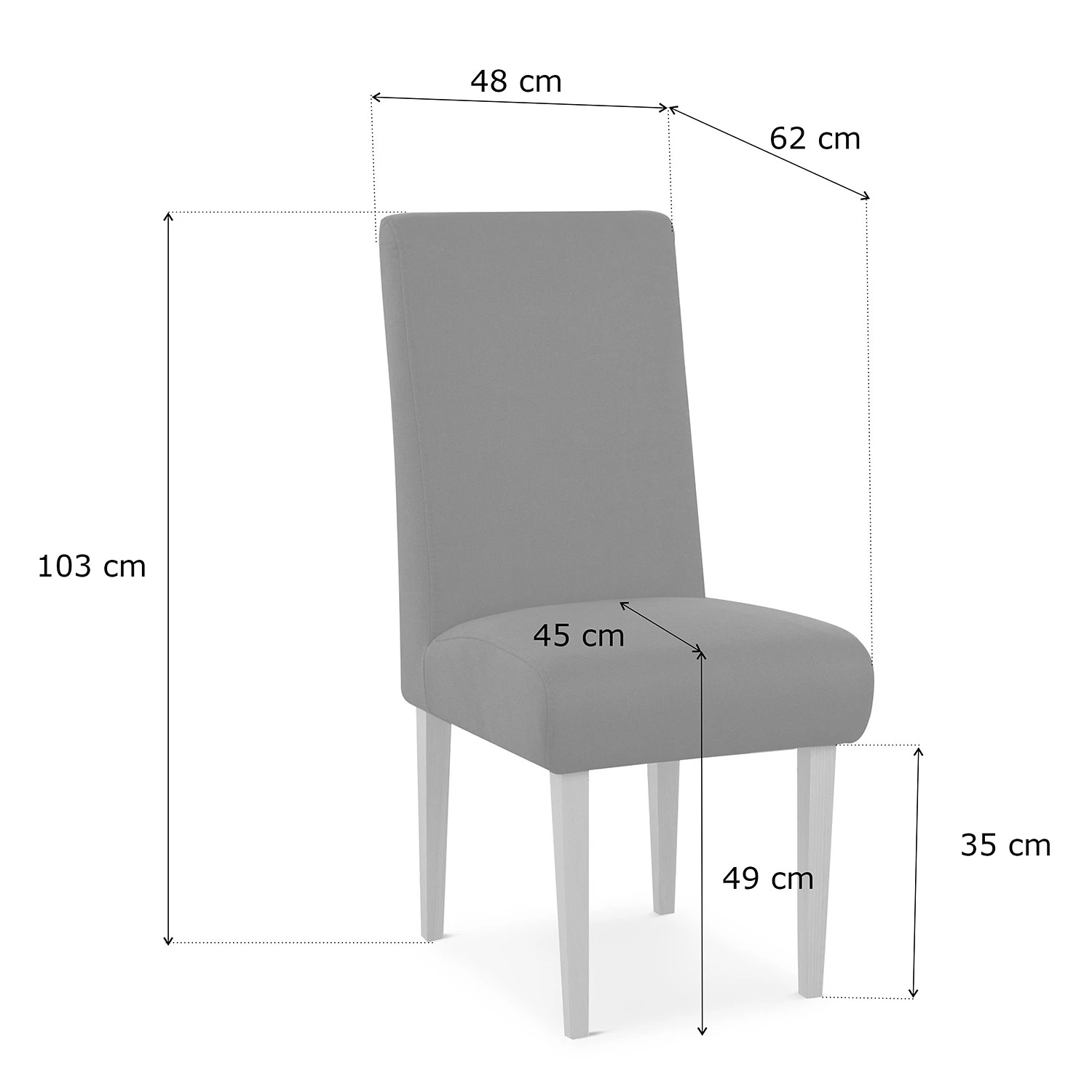 Loftscape Chaise capitonnée Juillac - Tissage à plat - Tissu Olea: Bordeaux 11 Loftscape Chaise capitonnée Juillac - Tissage à plat - Tissu Olea: Bordeaux – Image 9