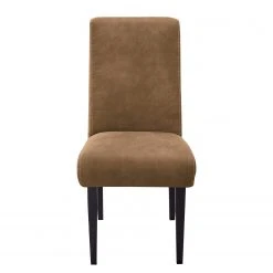 Fredriks Chaise capitonnée Gramont - Microfibre Priya: Marron -Chaises Soldes 1000254037 210413 13372600430 DETAILS P000000001000254037