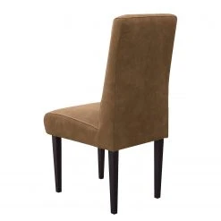 Fredriks Chaise capitonnée Gramont - Microfibre Priya: Marron -Chaises Soldes 1000254037 210413 13372600431 DETAILS P000000001000254037