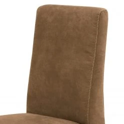 Fredriks Chaise capitonnée Gramont - Microfibre Priya: Marron -Chaises Soldes 1000254037 210413 13372700432 DETAILS P000000001000254037
