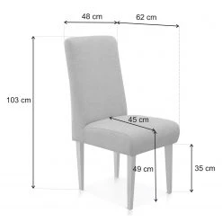 Fredriks Chaise capitonnée Gramont - Microfibre Priya: Marron -Chaises Soldes 1000254037 210413 13372800436 SKETCH DETAILS P000000001000254037 sketch