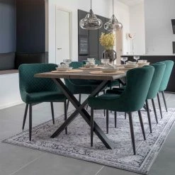 Red Living Chaise capitonnée Batilly I - Velours / Acier - Vert foncé 10 Red Living Chaise capitonnée Batilly I - Velours / Acier - Vert foncé -Chaises Soldes 1000254096 210317 15102200037 MOOD DETAILS P000000001000254096 mood