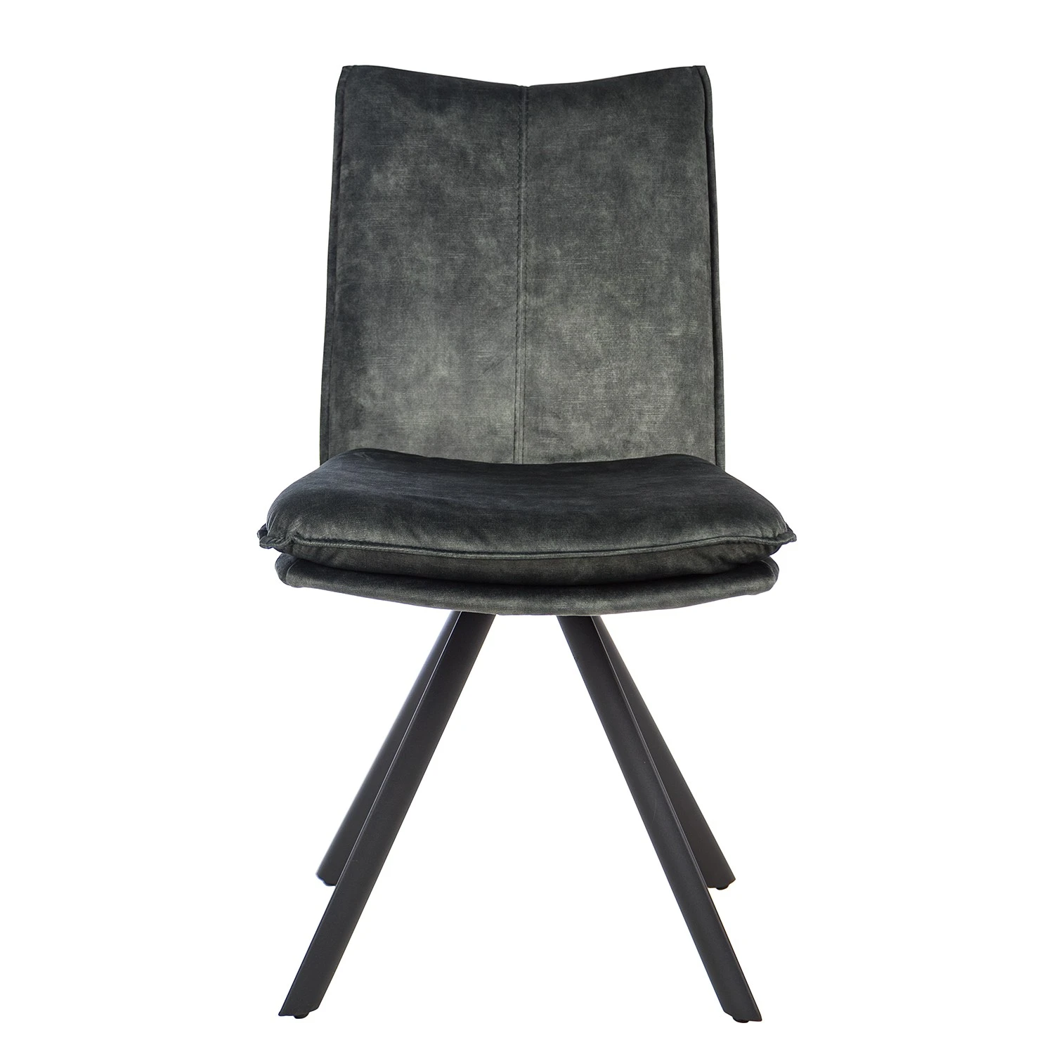 Jack & Alice Chaises Morlanne (lot de 2) - Velours / Métal - Vert foncé 9 Jack & Alice Chaises Morlanne (lot de 2) - Velours / Métal - Vert foncé – Image 7