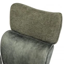 Jack & Alice Chaise à accoudoirs Aveluy - Velours et tissu / Métal - Vert foncé -Chaises Soldes 1000255059 210831 14151500127 DETAILS P000000001000255059