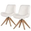 Red Living Chaises capitonnées Bonlieu (lot de 2) - Bouclé / Chêne massif - Blanc / Chêne 2 Red Living Chaises capitonnées Bonlieu (lot de 2) - Bouclé / Chêne massif - Blanc / Chêne -Chaises Soldes 1000255638 211126 143306000011 IMAGE P000000001000255638