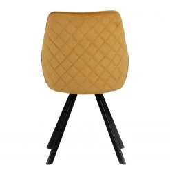 Tenzo Chaises capitonnées Ritz (lot de 2) - Velours / Métal - Jaune doré -Chaises Soldes 1000257179 210408 13275300034 DETAILS P000000001000257179