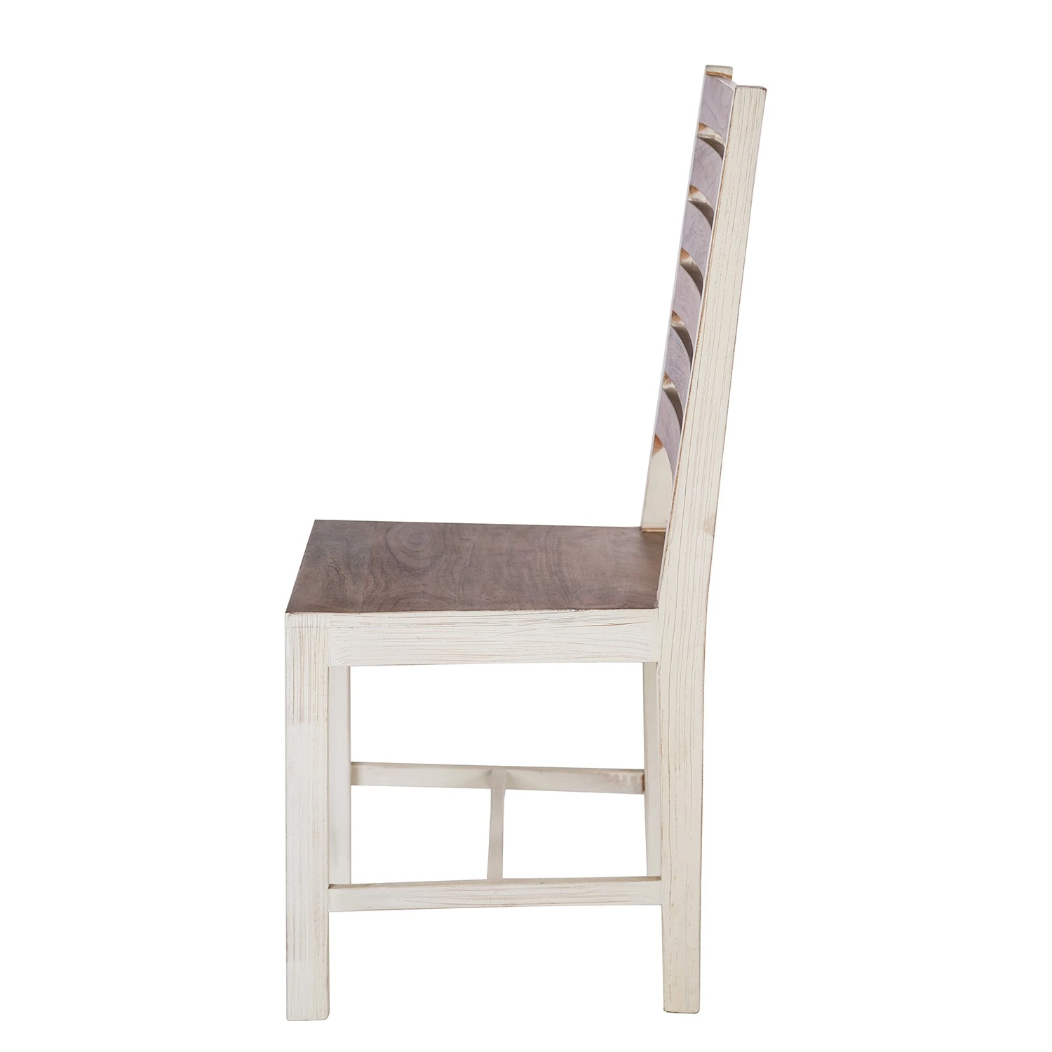Wolf-Möbel Chaises Maison (lot de 2) - Acacia massif - Acacia couleur pierre / Blanc cassé 5 Wolf-Möbel Chaises Maison (lot de 2) - Acacia massif - Acacia couleur pierre / Blanc cassé – Image 3