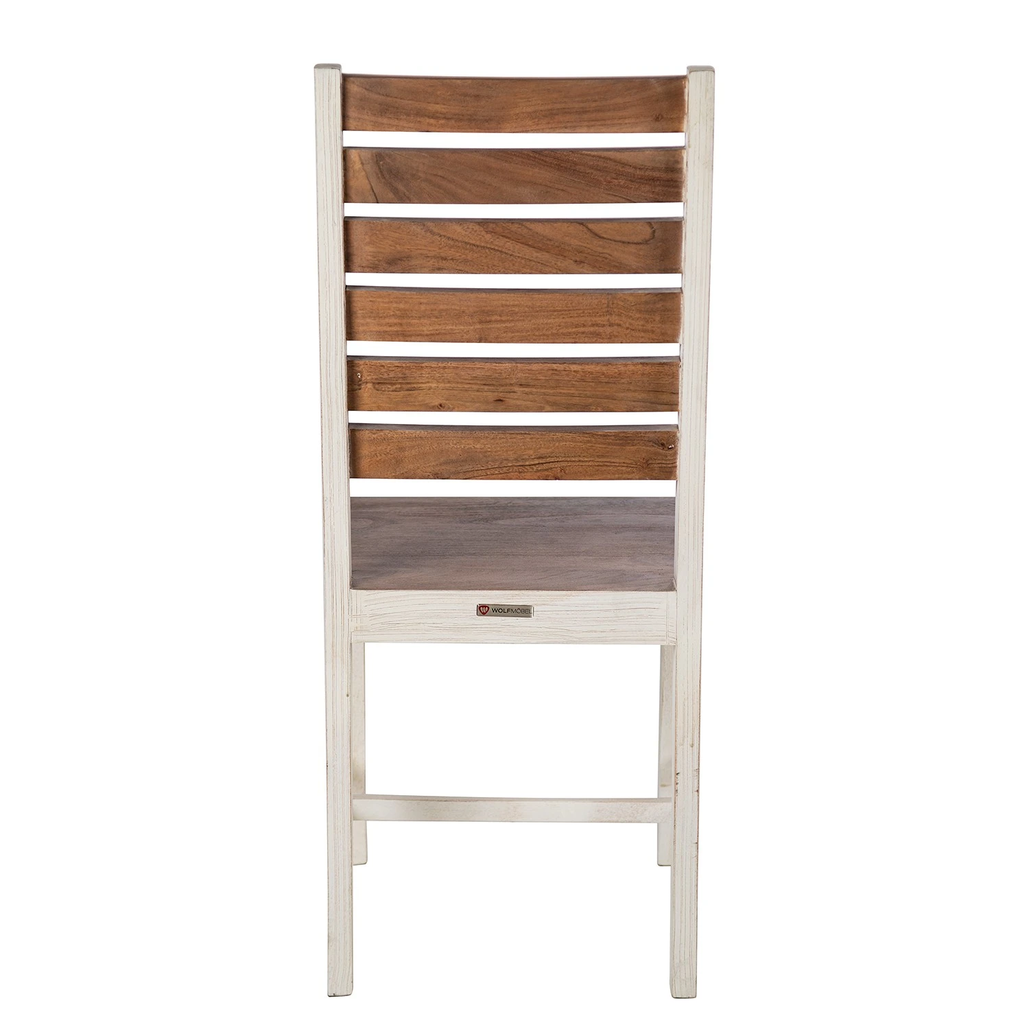 Wolf-Möbel Chaises Maison (lot de 2) - Acacia massif - Acacia couleur pierre / Blanc cassé 7 Wolf-Möbel Chaises Maison (lot de 2) - Acacia massif - Acacia couleur pierre / Blanc cassé – Image 5