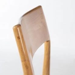 Ars manufacti Chaise Cerro - Cuir véritable / Teck massif - Noir / Teck -Chaises Soldes 1000257228 220818 032 DETAILS P000000001000257228