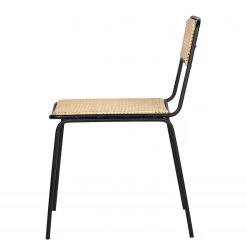 Ars manufacti Chaises Soru - Rotin / Fer - Rotin / Noir -Chaises Soldes 1000257235 220331 040 DETAILS P000000001000257235