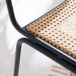 Ars manufacti Chaises Soru - Rotin / Fer - Rotin / Noir -Chaises Soldes 1000257235 220620 031 DETAILS P000000001000257235