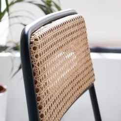 Ars manufacti Chaises Soru - Rotin / Fer - Rotin / Noir -Chaises Soldes 1000257235 220620 032 DETAILS P000000001000257235