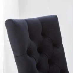 Maison Belfort Chaises capitonnées Waroona 2 (lot de 2) - Noir - Noir -Chaises Soldes 1000260656 220622 030 DETAILS P000000001000260656