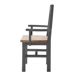 Maison Belfort Chaise à accoudoirs Balignton - Pin massif - Gris 12 Maison Belfort Chaise à accoudoirs Balignton - Pin massif - Gris -Chaises Soldes 1000260736 211116 12545500240 DETAILS P000000001000260736