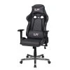 Duo Collection Chaise gamer Game-Rocker G-20 - Imitation cuir et mesh / Nylon - Noir / Anthracite