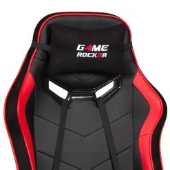 Duo Collection Chaise gamer Game-Rocker G-30 XXL - Imitation cuir et microfibre / Nylon - Rouge / Noir -Chaises Soldes 1000261348 210423 14050700061 DETAILS P000000001000261348