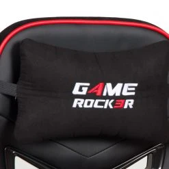 Duo Collection Chaise gamer Game-Rocker G-30 XXL - Imitation cuir et microfibre / Nylon - Rouge / Noir -Chaises Soldes 1000261348 210423 14050900063 DETAILS P000000001000261348