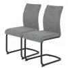 Red Living Chaises cantilever Soitme (lot de 2) - Tissu - Gris chiné 2 Red Living Chaises cantilever Soitme (lot de 2) - Tissu - Gris chiné -Chaises Soldes 1000263420 210430 11462300092 IMAGE P000000001000263420