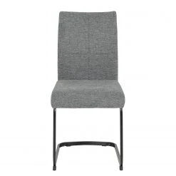 Red Living Chaises cantilever Soitme (lot de 2) - Tissu - Gris chiné -Chaises Soldes 1000263420 210430 11462800094 DETAILS P000000001000263420