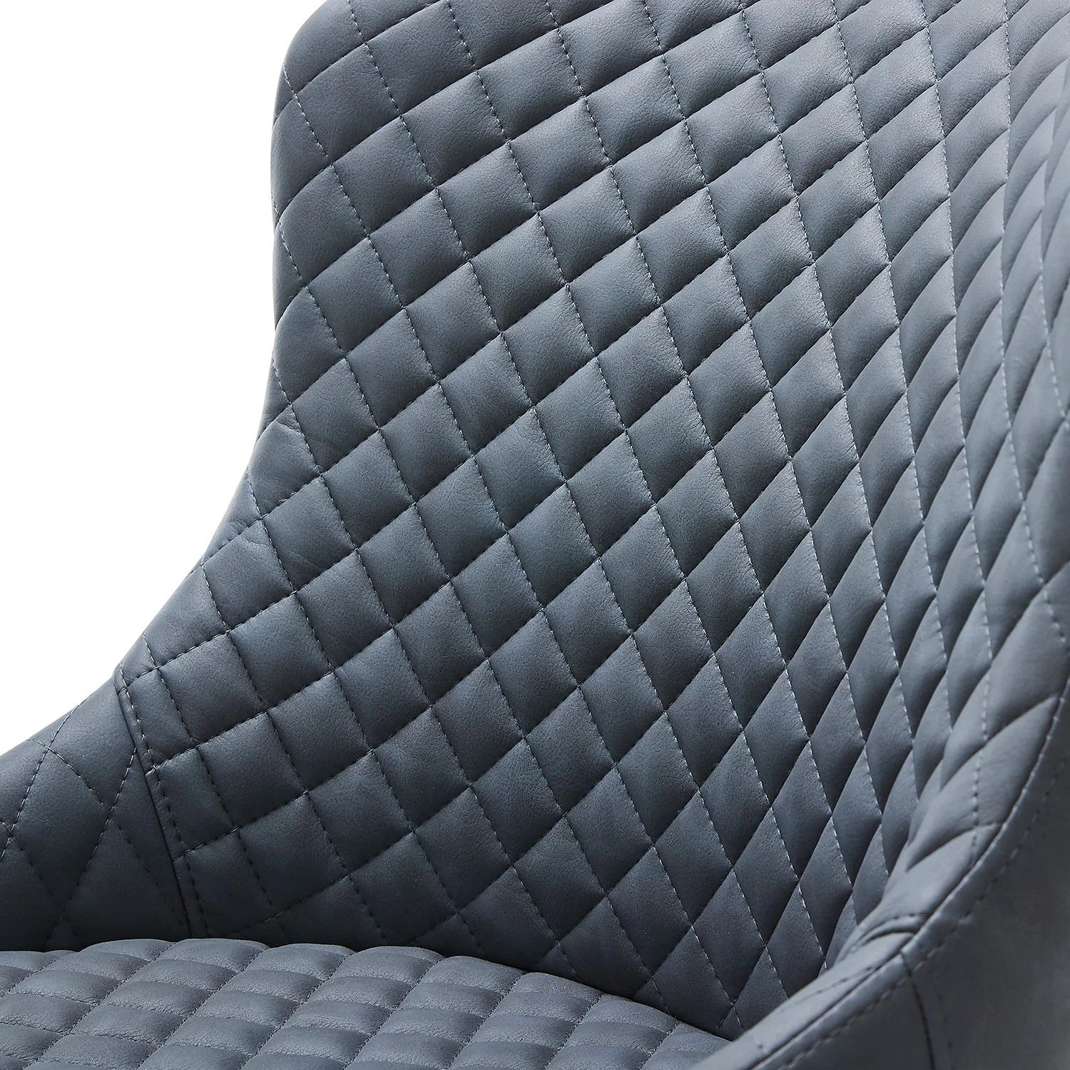 Red Living Chaises Elbi I (lot de 2) - Imitation cuir / Métal - Anthracite / Noir 9 Red Living Chaises Elbi I (lot de 2) - Imitation cuir / Métal - Anthracite / Noir – Image 7