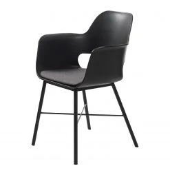 Red Living Chaises à accoudoirs Feda - Noir