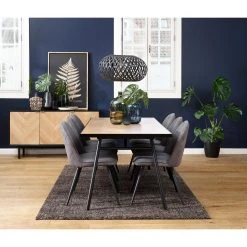 Red Living Chaises Delvin (lot de 2) - Tissu / Métal - Gris / Noir 12 Red Living Chaises Delvin (lot de 2) - Tissu / Métal - Gris / Noir -Chaises Soldes 1000266966 210525 14343000195 MOOD DETAILS P000000001000266966 mood