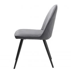 Red Living Chaises Delvin (lot de 2) - Tissu / Métal - Gris / Noir 14 Red Living Chaises Delvin (lot de 2) - Tissu / Métal - Gris / Noir -Chaises Soldes 1000266966 210525 14343000197 DETAILS P000000001000266966