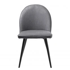 Red Living Chaises Delvin (lot de 2) - Tissu / Métal - Gris / Noir 15 Red Living Chaises Delvin (lot de 2) - Tissu / Métal - Gris / Noir -Chaises Soldes 1000266966 210525 14343000198 DETAILS P000000001000266966