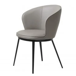 Red Living Chaise à accoudoirs Cheia - Gris clair