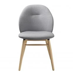 Norrwood Chaise Epalia - Tissu / Chêne massif - Gris clair / Chêne -Chaises Soldes 1000266976 210525 14343300255 DETAILS P000000001000266976