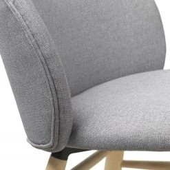 Norrwood Chaise Epalia - Tissu / Chêne massif - Gris clair / Chêne -Chaises Soldes 1000266976 210525 14343300259 DETAILS P000000001000266976