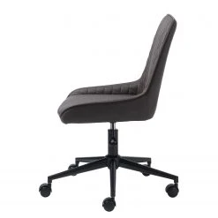 Red Living Chaise de bureau pivotante Dela II - Imitation cuir / Métal - Marron foncé / Noir 11 Red Living Chaise de bureau pivotante Dela II - Imitation cuir / Métal - Marron foncé / Noir -Chaises Soldes 1000267003 210615 08400900004 DETAILS P000000001000267003