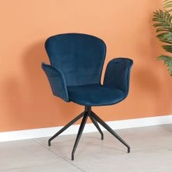 Ars manufacti Chaise à accoudoirs Yves - Bleu lagon 22 Ars manufacti Chaise à accoudoirs Yves - Bleu lagon -Chaises Soldes 1000269998 220506 020 MOOD DETAILS P000000001000269998 mood