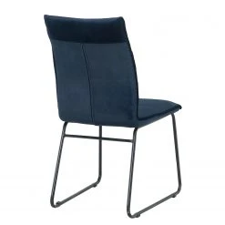 Ars manufacti Chaises capitonnées Veera (lot de 2) - Bleu nuit 22 Ars manufacti Chaises capitonnées Veera (lot de 2) - Bleu nuit -Chaises Soldes 1000270012 220506 040 DETAILS P000000001000270012