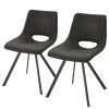 Red Living Chaises capitonnées Benol (lot de 2) - Anthracite -Chaises Soldes 1000271808 210602 16122300056 IMAGE P000000001000271808