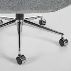 Furnitive Chaise de bureau massant Barnard - (avec fonction massage) Tissu / Métal - Gris clair / Chrome 36 Furnitive Chaise de bureau massant Barnard - (avec fonction massage) Tissu / Métal - Gris clair / Chrome -Chaises Soldes 1000272624 220629 095 DETAILS P000000001000272624