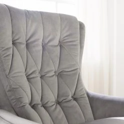 Furnitive Fauteuil de bureau Bracon I - Gris lumineux -Chaises Soldes 1000272625 220823 031 DETAILS P000000001000272625