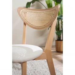 Studio Copenhagen Chaises Danny (lot de 2) - Rotin et tissu / Hêtre massif - Rotin et crème / Hêtre 26 Studio Copenhagen Chaises Danny (lot de 2) - Rotin et tissu / Hêtre massif - Rotin et crème / Hêtre -Chaises Soldes 1000273461 220819 030 DETAILS P000000001000273461