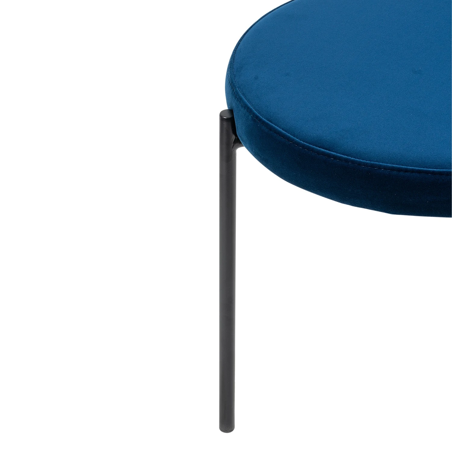 Studio Copenhagen Chaises Davie (lot de 2) - Rotin et tissu / Métal - Bleu 12 Studio Copenhagen Chaises Davie (lot de 2) - Rotin et tissu / Métal - Bleu – Image 10