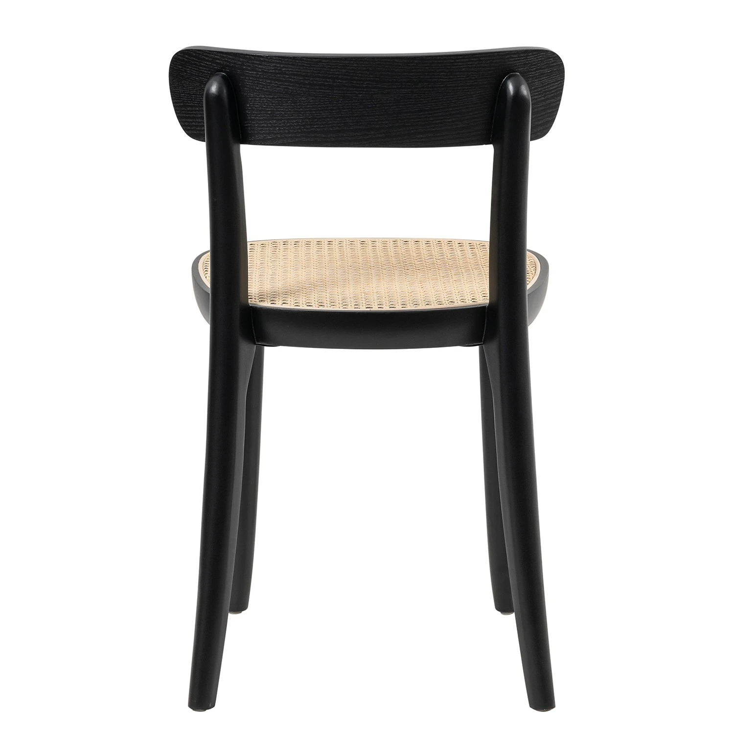 Studio Copenhagen Chaises Darcey (lot de 2) - Contreplaqué et rotin / Hêtre massif - Rotin / Noir 7 Studio Copenhagen Chaises Darcey (lot de 2) - Contreplaqué et rotin / Hêtre massif - Rotin / Noir – Image 5