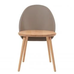 Mørteens Chaises Doon (lot de 2) - Matière plastique / Hêtre massif - Taupe / Hêtre 19 Mørteens Chaises Doon (lot de 2) - Matière plastique / Hêtre massif - Taupe / Hêtre -Chaises Soldes 1000273467 220420 030 DETAILS P000000001000273467