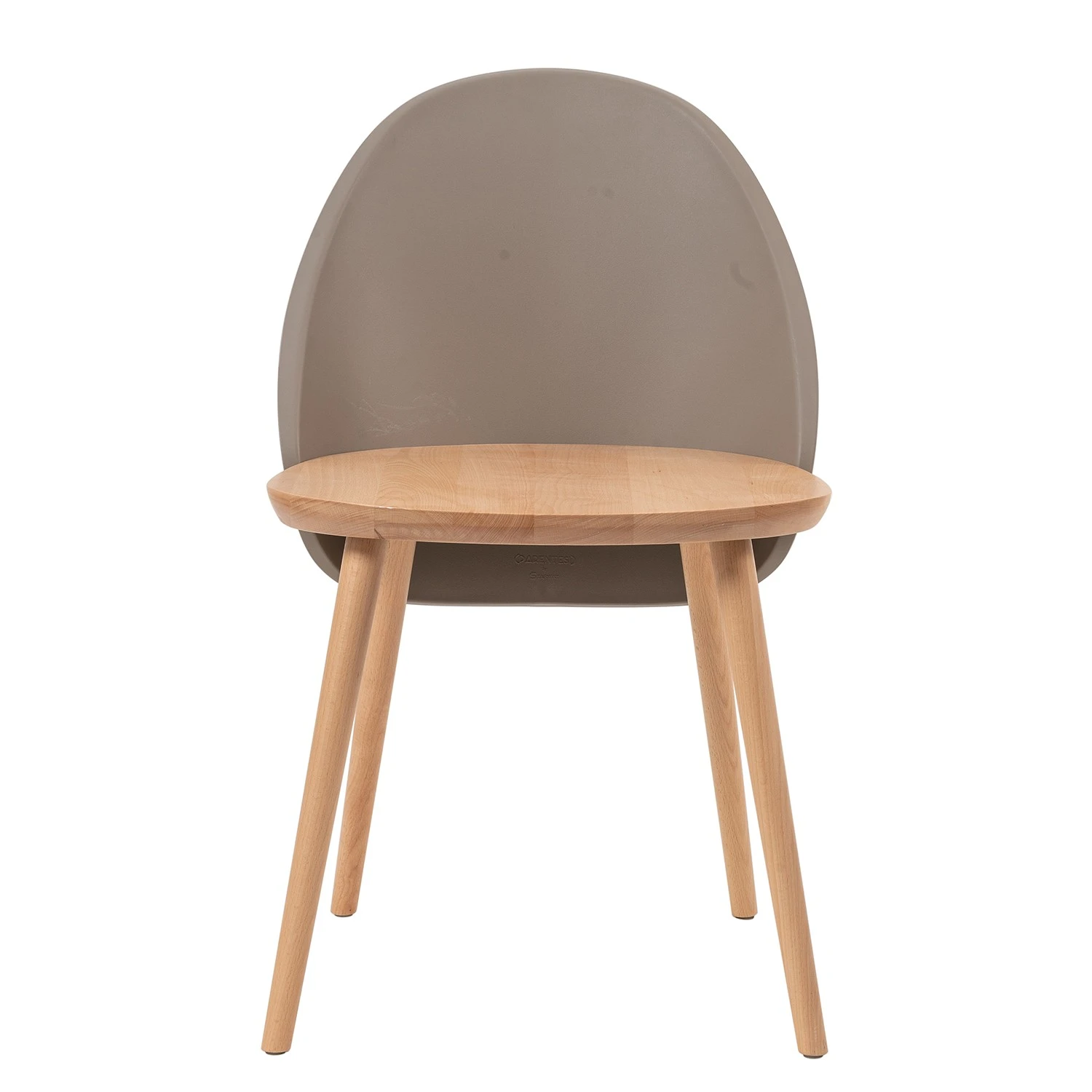 Mørteens Chaises Doon (lot de 2) - Matière plastique / Hêtre massif - Taupe / Hêtre 6 Mørteens Chaises Doon (lot de 2) - Matière plastique / Hêtre massif - Taupe / Hêtre – Image 4
